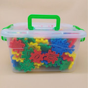 数字方块塑料积木儿童益智拼插玩具幼儿园男童女童桌面玩具