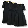 vintage孤品日本制复古森系春装洋装短袖，中长裙气质连衣裙