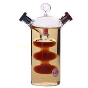 透明玻璃油醋瓶创意厨房防漏油壶双层玻璃酱油醋瓶密封调味瓶
