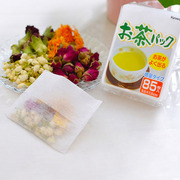 日本进口 85片复合纤维反折泡茶袋 过滤袋 空茶包袋 花草茶卤味袋