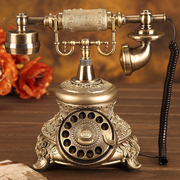 旋转盘仿古老式电话，座机欧式电话机，复古电话机时尚创意电话机