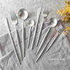 葡萄牙304不锈钢叉勺西餐餐具三件套筷子套装 儿童牛排叉家用