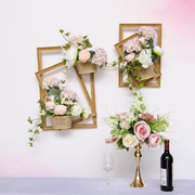 欧式仿真花艺立体相框花艺绢花，创意家居婚庆壁饰壁挂装饰道具