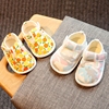 婴儿学步鞋软底男宝宝6-8个月10卡通可爱纯棉布鞋秋款婴幼儿鞋子