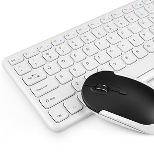 BOW迷你无线键盘鼠标套装 笔记本台式电脑家用办公游戏手感小键鼠