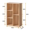 欧式落地书柜简易书架简约现代小木柜子储物柜，自由组合收纳置物柜