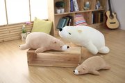 日本大北极熊趴趴熊毛绒玩具抱枕公仔玩偶送女孩礼物北极熊抱枕