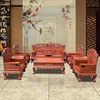 红木沙发缅甸花梨木财源，滚滚沙发全实木明清古典客厅家具中式
