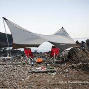 2022年露营遮阳篷便携户外野营天幕野炊棚，沙滩凉棚防雨防晒篷