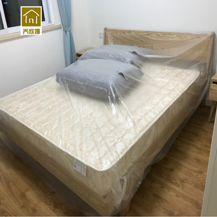 一次性防尘罩床罩防尘布遮盖(布，遮盖)家用防尘装修防油漆沙发罩环保塑料膜