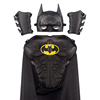 圣诞节儿童蝙蝠侠玩具套装，演出服装男童盔甲面具，披风可穿黑色铠甲