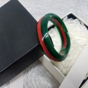 手镯简约欧美手环，复古优雅宽手链手饰品，时尚红绿镯子韩国首饰