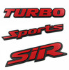 汽车个性车贴 涡轮增压TURBO车贴标 运动SIR SPORT改装金属车标贴