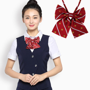 职业领花空姐银行酒店女士日本JK领花服务员领结女学生领巾