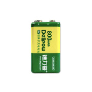 德力普9V充电电池 锂电池 9V锂电池 大容量6F22 800毫安