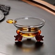 耐热玻璃茶具茶杯茶漏 茶滤茶叶过滤器功夫茶具茶架茶道透明