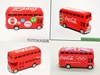 汽车模型可口可乐红色经典伦敦双层巴士q版，回力车纪念品1144