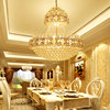 两层吊灯奢华高端水晶灯大气跃层复式别墅客厅灯简约欧式餐厅灯具