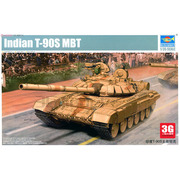 3G模型小号手坦克拼装 05561 1/35 印度T-90S主战坦克