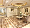 镀金抛晶砖拼图欧式客厅餐厅拼花，k金瓷砖(金瓷砖，)800x800地毯瓷砖闪粉背景