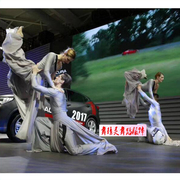 现代舞舞蹈演出服装车展表演演出裙男女双人舞独舞群舞练功裙