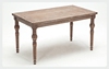美式复古实木桌子餐桌，组合做旧拉丝橡木餐桌，法式餐厅简约长方桌
