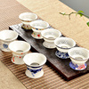 蜂窝玲珑镂空茶滤景德镇青花瓷，陶瓷茶具不锈钢，滤茶器过滤器茶漏