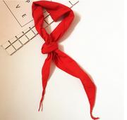 小学生全棉布红领巾1.2米棉，绸布不缩水成人儿童少先队红领巾纯棉