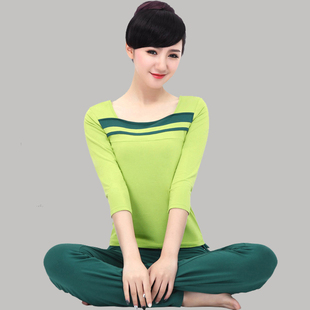 春夏莫代尔瑜伽服套装女韩版修身显瘦运动服健身服舞蹈服