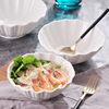 纯白色陶瓷碗创意家用米饭碗大汤碗拉面碗泡面水果沙拉碗个性
