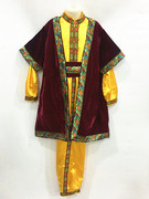 民族风少数民族演出服，新疆舞蹈服装儿童民族服男士装服