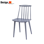 design.m北欧纯实木设计师，家具j77chair水曲柳休闲咖啡厅餐椅