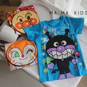 MAMA KIDS 富有童趣的变脸面超人T恤衫儿童短袖套头上衣宝宝衣服