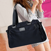 日韩版时尚女包休闲布包斜跨大包包手提单肩尼龙包健身运动旅行包