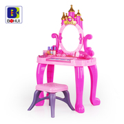 城堡钢琴化妆台梦幻梳妆台女孩，过家家儿童生日，玩具套装仿真吹风筒