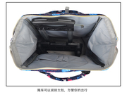 22寸防水印花手提万向轮拉杆包背包旅行包袋可拆可折叠子母箱