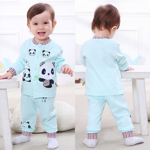 女童婴儿男幼衣服内衣裤6-12个月女宝宝春装套装0一1-2-3岁韩版潮