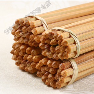 云南傣族现剥竹筷子手工40双竹筷无漆家用厨房筷子天然环保