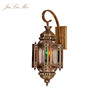 铜壁灯阿拉伯全铜灯，摩洛哥镂空雕花室，内壁东南亚风情艺术灯具