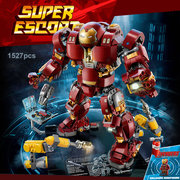 超级英雄复仇者联盟3反浩克装甲奥创纪元版兼容乐高积木玩具76105