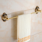 全铜仿古单杆毛巾架欧式简约毛巾架，挂毛巾杆，单层架卫生间浴巾架