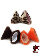 豹纹棕色橙桔兽耳猫耳朵发箍发夹美日韩动漫性感森林cosplay野猫