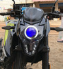 春风cfmoto150nk摩托车，q5双光透镜天使，眼氙气灯改装恶魔眼鱼眼