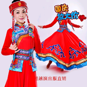 蒙古族演出服女款蒙古舞蹈，演出服装蒙古舞台服饰男女款