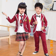 演演出中季表诗诵西服套装朗儿童英伦歌小学生校服班服合唱服秋冬