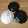 陶瓷砂锅盖子配件通用黑色炖锅汤煲盖白色，沙锅盖中药壶，石锅盖(石锅盖)