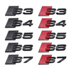 奥迪S4S5S7改装车尾字母贴奥迪运动改装车标贴车尾标改装奥迪改装