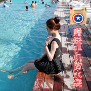 泰国美背泳衣女连体裙式钢托聚拢平角大码保守遮肚显瘦泳装游泳衣