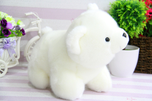 北极熊毛绒玩具公仔小号小白熊，趴趴熊抱枕(熊抱枕，)女孩儿童生日礼物玩具熊