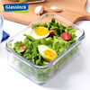 韩国glasslock钢化玻璃饭盒食品保鲜盒收纳大容量便当盒1900ML装